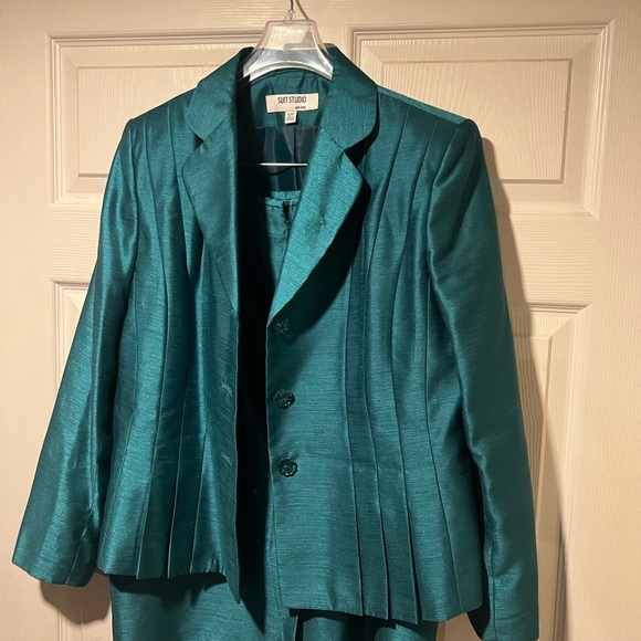 Suit Studio Jackets & Blazers - Suit Studio Turquoise Women's Blazer